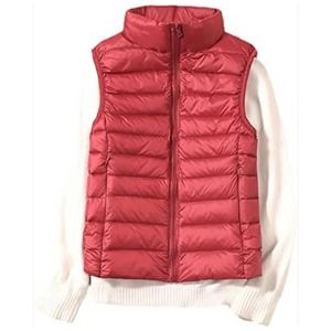 Uniqlo EUC Ultra Light Down Puffer Vest Size L Brick Red